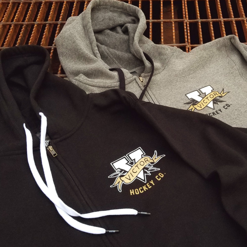 
                  
                    Varsity Zip Up Hoodie - VICTOR Hockey
                  
                