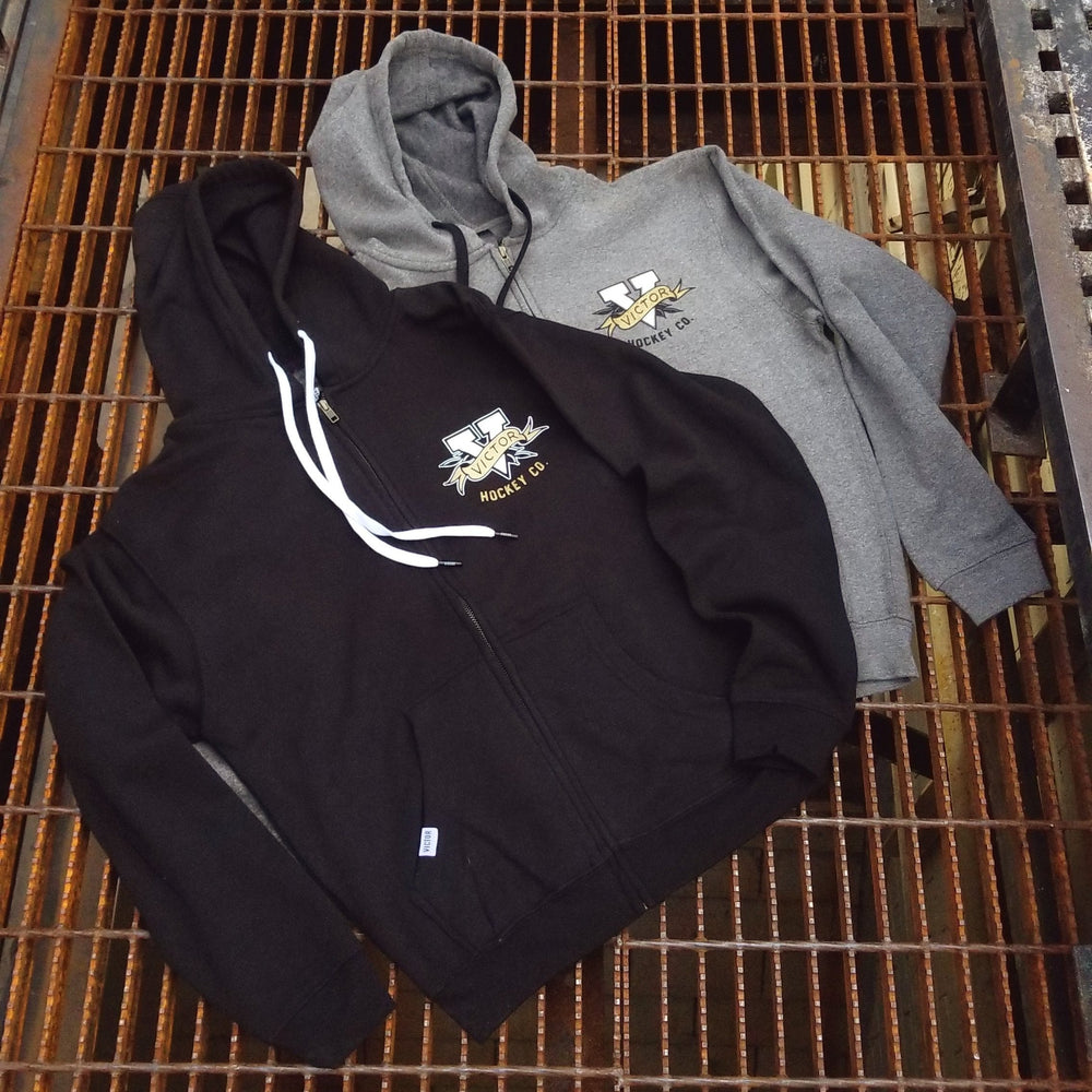 Varsity Zip Up Hoodie