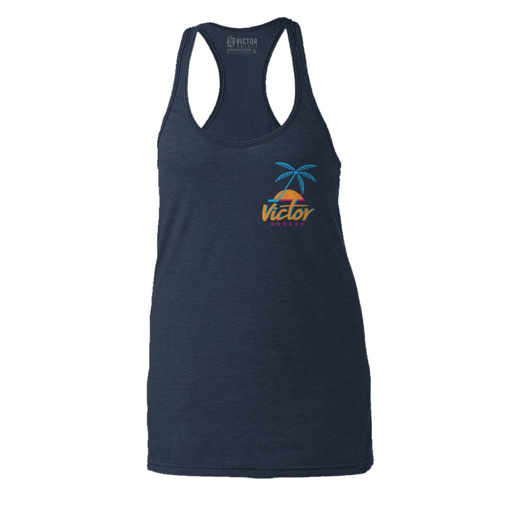 Womens Palmtree Tank Top - VICTOR Hockey