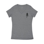Womens Pinetree V Neck Shirt