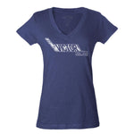 Womens Wrister V-Neck  Shirt - VICTOR Hockey